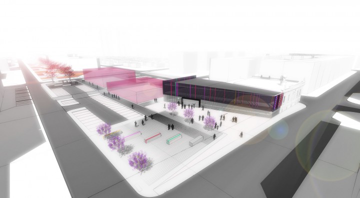 Concept design for new business centre in Possilpark